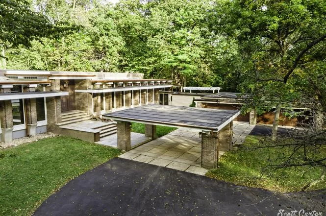 Wooded grounds and creek at 660 Ravine Road